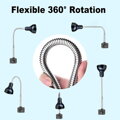Tepelná lampa PewinGo Tortoise, bodová lampa pro plazy želvy se 2 UVA UVB bodovými žárovkami