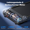 Běžecký pás 3 v 1 pro domácnost a kancelář1–6 km/h 2,75 HP Merach APP| černý