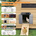 Automatická dvířka do kurníku boční baterie plus solar