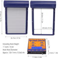 Automatická dvířka do kurníku časovač sensor solar