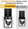 Automatické dvířka do kurníku se světelným senzorem, časovačem, dálkovým ovládáním, manuáln
