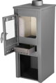 Kamna Thalia Uno Glass Lite, šedá, 3,9 kW