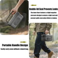 Ohřívací box na jídlo , dobíjecí s baterií 21000 mAh, vyjímatelná vnitřní nádoba z nerezové oceli o objemu 1,2 litru, nepropustný obědový box pro kancelář/cestování/piknik/kempování