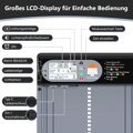 Hliníková automatická dvířka do kurníku  solární  s LED displejem dálkové ovládání