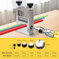 Odizolovací stroj pro kabely 1-17 mm, ruční a elektrický odizolovací stroj. pro 5 vodičů současně s noži VEVO25 |stříbrný