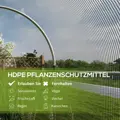 Síť na ochranu ochrana rostlin proti ptákům , Outsunny,  Heavy Duty  120x360x188 cm, černá/stříbrná