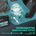 Elektrické akumulátorové  nůžky na živý plot  o délce střihu 51 cm  baterie 2 ks set