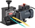 Automatický odizolovací stroj CREWORKS, 8kanálový elektrický odizolovač pro měděné kabely od 1,5 do 17 mm, odizolovač kabelů s 5 čepelemi a plně měděným motorem