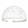 Průhledný stan s oknem a panoramatickým výhledem GB-DOME-9.5