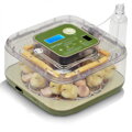 Plně automatický inkubátor  WONEGG 12-vajec s automatickou reverzibilní funkcí, inkubátor pro kuřata s regulací teploty a vlhkosti, 360° výhled |   WONEGG 12-58 