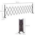 Nůžková zábrana branka výsuvná  35-300cm