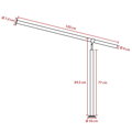 Zábradlí na schodiště nerez 120cm