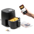 Fritéza s nízkou spotřebou oleje 1200 W 2 L, Barvy Bílá