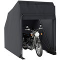  Motocyklový kryt Skládací Outdoorový Motocyklový kryt Vodotěsný Winterproof XXL 345cmx135cmx191cm Černá
