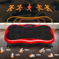 Vibrační plošina BLUETOOTH reproduktory XL 550-RED