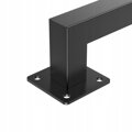Schodišťové zábradlí  121,5 cm,  nosnost 113,4 kg  černé BG-TF-4