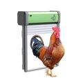Automatická dvířka do kurníku solární s časovačem dálkové ovládání