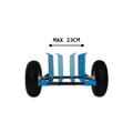 Přepravní vozík pro OSB GK MDF desky 275 kg pneumatická kola HD19188