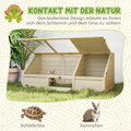  Domeček pro želvu  králíka terárium HutPaw oteviratelné | přírodní