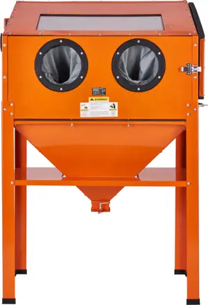 Pískovací box 227L, 40-120 PSI s SBC200 |oranžová