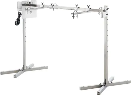 Elektrická grilovací souprava s rožněm délka 118cm, nosnost 40 kg, automatický motor 42W, nerezová ocel s tepelným štítem VEVO356