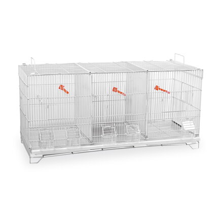 Ptačí klec pro kanárky chovná 90 CM GAUN XXL 38385 | bílá