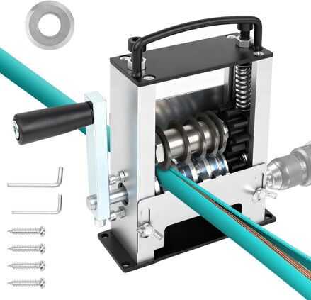 Odizolovací stroj pro kabely 1-21 mm 6 otvorů , ruční a elektrický odizolovací stroj VEVO25 |stříbrný