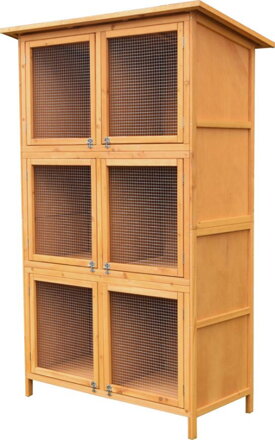 Králíkárna Strend Pro, se střechou, 116x60x180 cm