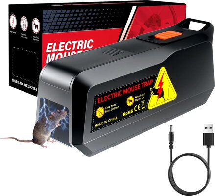 Elektrická past  myši a krysy silné napětí