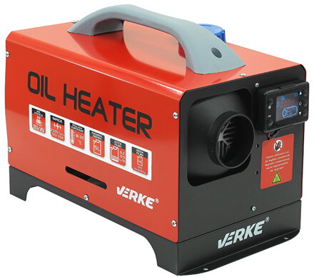 Přenosné topení na topný olej 8 kW VERKE V80060
