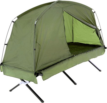 Kempinkové lehátko se stanem 190 x 80 cm  600D Polyester rybářské lehátko