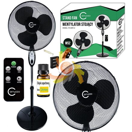 Stojanový ventilátor s funkcí automatické oscilace WS3