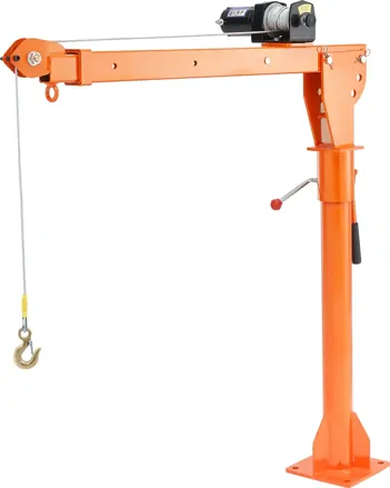 Elektrický nakládací jeřáb  s elektrickým lanovým navijákem pro pickup 