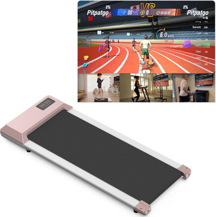 Chodící elektrický pás 1-6 km/h Superun 2,5 HP| zlatá 