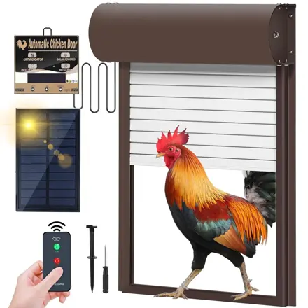 Automatická dvířka do kurníku solární 220v