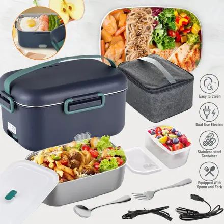 Elektrický ohřívací box na jídlo 80 W 1,8 l 12 V/24 V/220 V