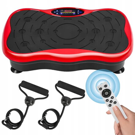 Vibrační plošina BLUETOOTH reproduktory XL 550-RED