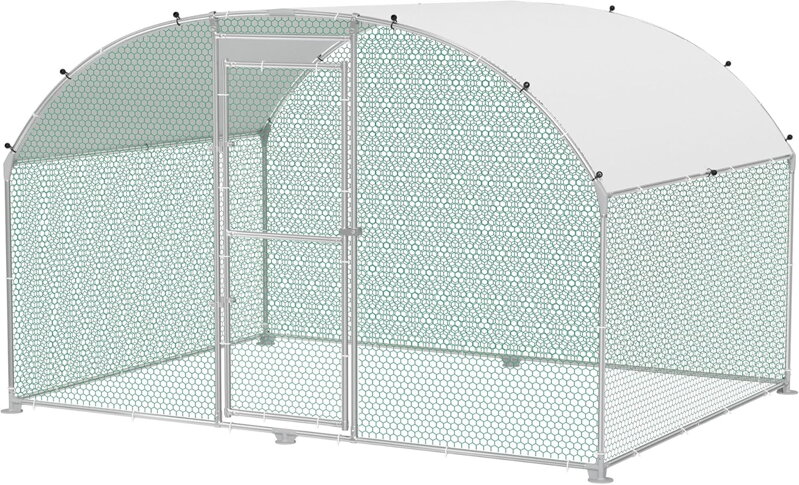 Výběh pro drůbež  kovový, klec pro slepice , 3x2x2m / 6m2 FIVMEN