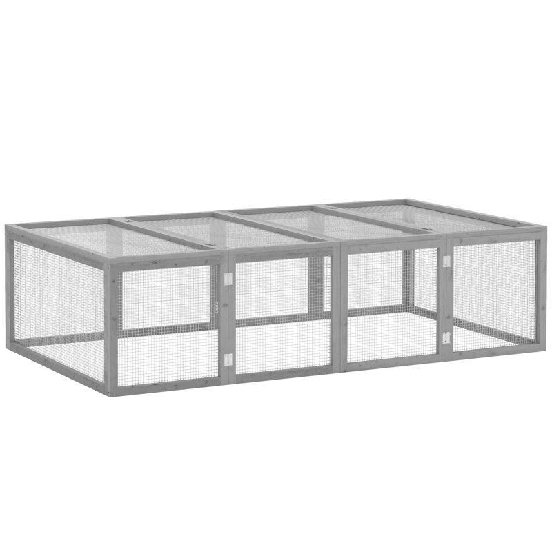 Klec pro malá zvířata, výběh pro malá zvířata, venkovní výběh s dvířky Klec pro malá zvířata, výběh pro malá zvířata, venkovní výběh s dvířky