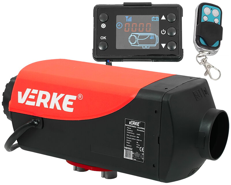 Olejové topení pro vytápnění hal, garáží 8kw Deget V80062|červená Olejové topení pro vytápnění hal, garáží 8kw Deget V80062|červená