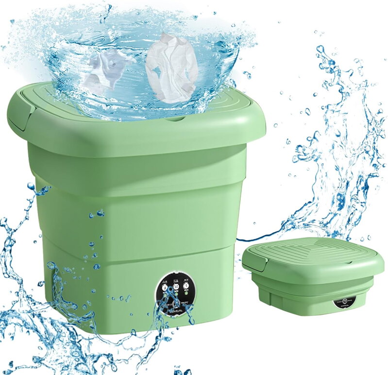 Přenosná pračka 4,5 l, mini pračka, skládací, s odtokovým košem, 3 režimy praní, na spodní prádlo, ponožky, pro domácnost, karavan, na cesty energetická třída A Přenosná pračka 4,5 l, mini pračka, skládací, s odtokovým košem, 3 režimy praní, na spodní prádlo, ponožky, pro domácnost, karavan, na cesty energetická třída A
