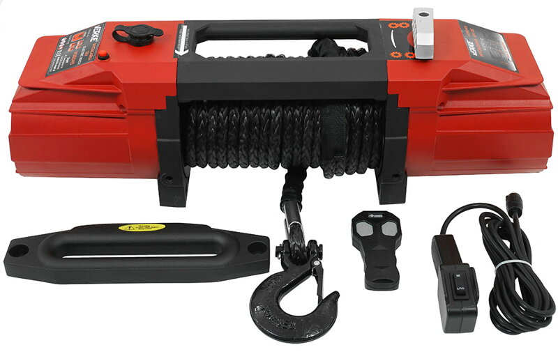 Elektrický naviják VERKE 12V tažná síla: 13500 lb - 6120 kg Elektrický naviják VERKE 12V tažná síla: 13500 lb - 6120 kg