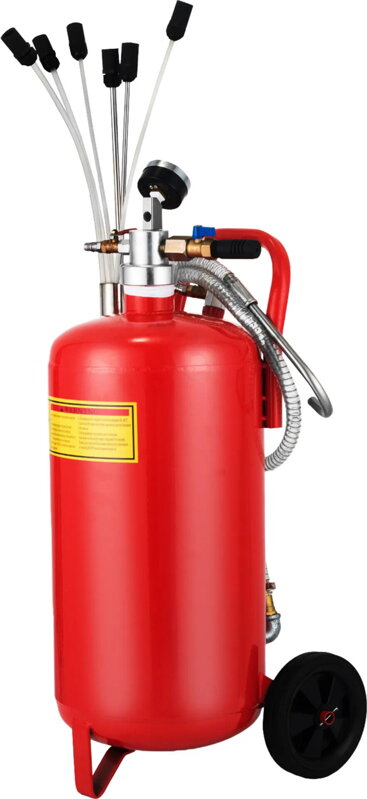 Pneumatická odsavač oleje, přenosný pneumatický odsavač odpadního oleje 22,7l Pneumatická odsavač oleje, přenosný pneumatický odsavač odpadního oleje 22,7l