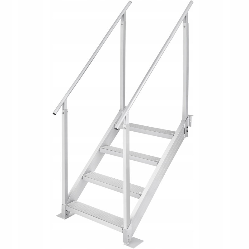 Plavecký žebřík, schůdky,  4 stupně Dvě madla 800x1850x1750MM nosnost 250KG