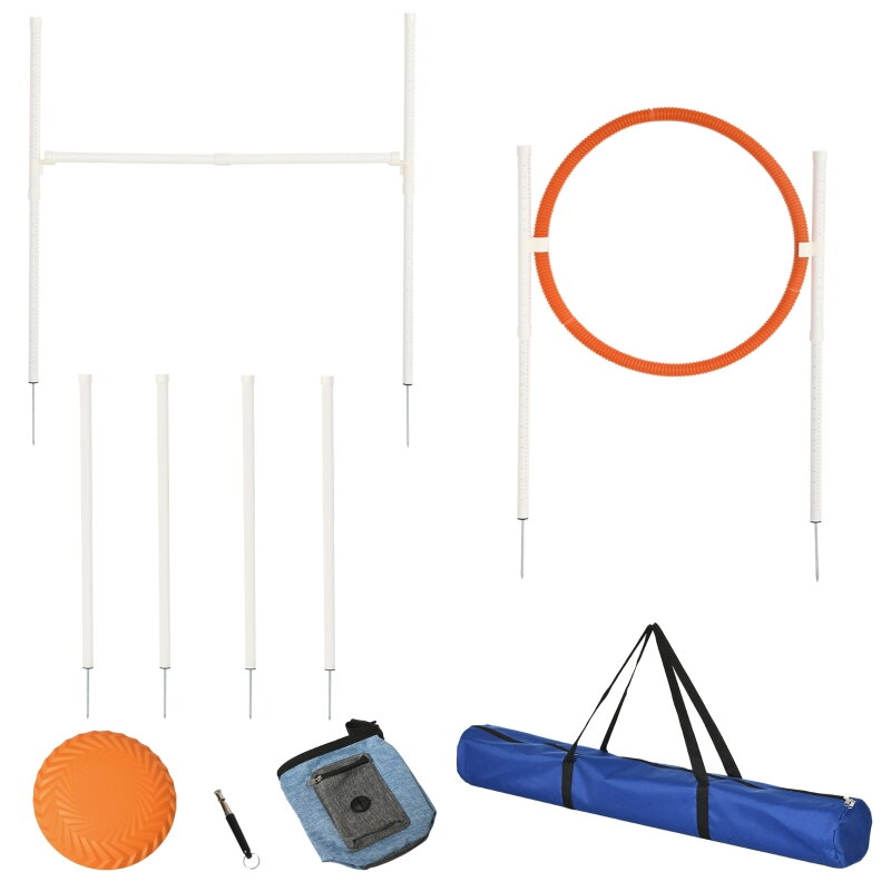 PawHut Sada agility set pro psa PawHut, 5 kusů PawHut Sada agility set pro psa PawHut, 5 kusů
