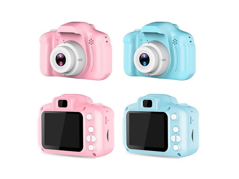 Dětský digitální fotoaparát X2 s SD kartou 8GB, Barvy Modrá Dětský digitální fotoaparát X2 s SD kartou 8GB, Barvy Modrá