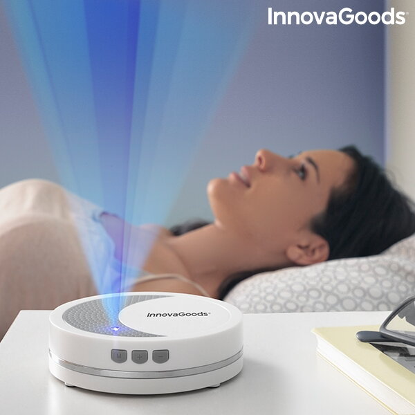 Relaxační přístroj se světlem a zvukem na spaní Calmind InnovaGoods Wellness Care, Relaxační přístroj se světlem a zvukem na spaní Calmind InnovaGoods Wellness Care,