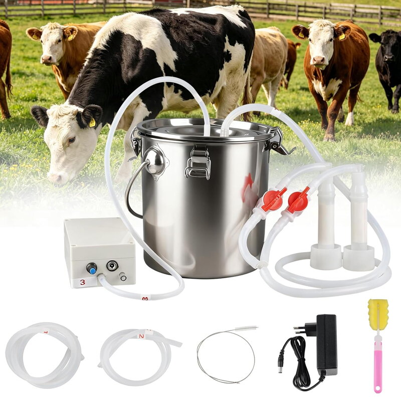 Elektrický dojicí stroj pro krávy, 5l CISSIYOG